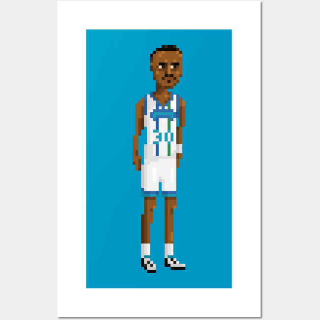 Dell Curry Wall Art by PixelFaces
